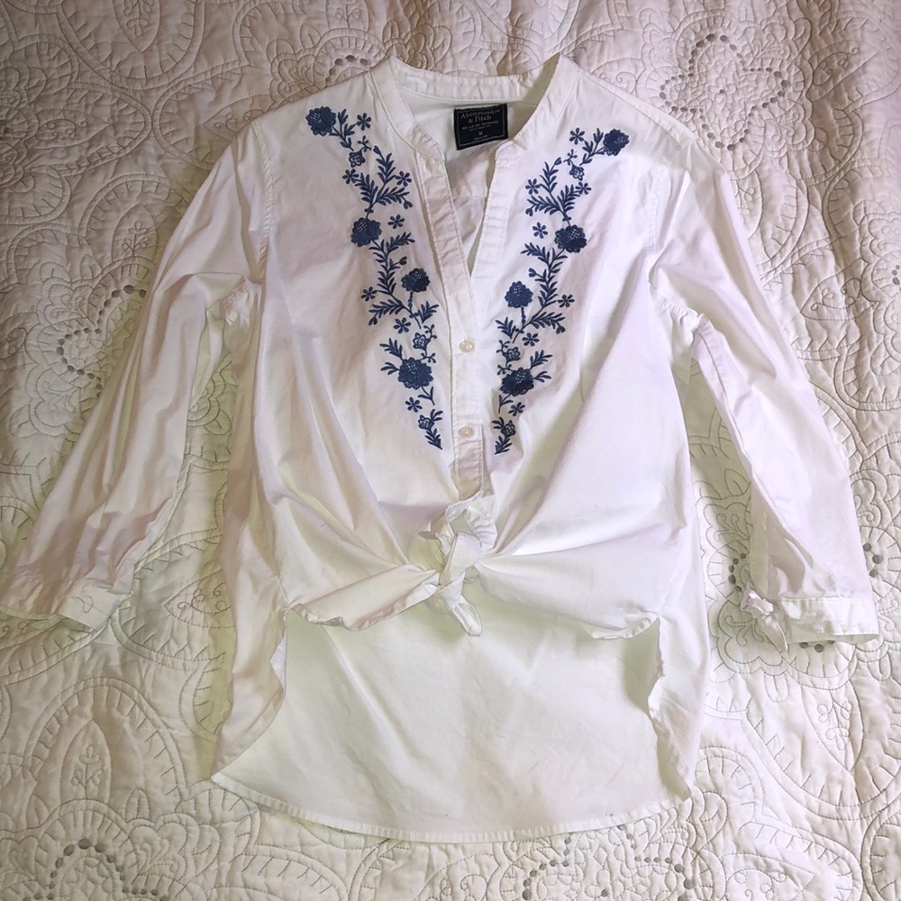 Abercrombie & Fitch Floral Button Down